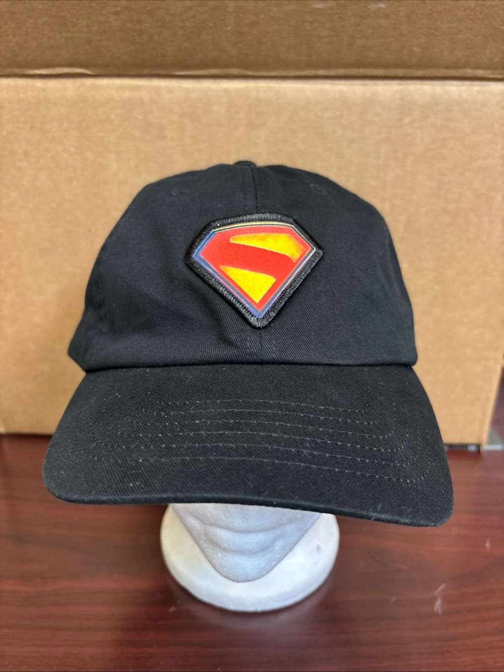 Supergirl Official Movie Promo Black Dad Hat Baseball Cap DC Studios WB 2026